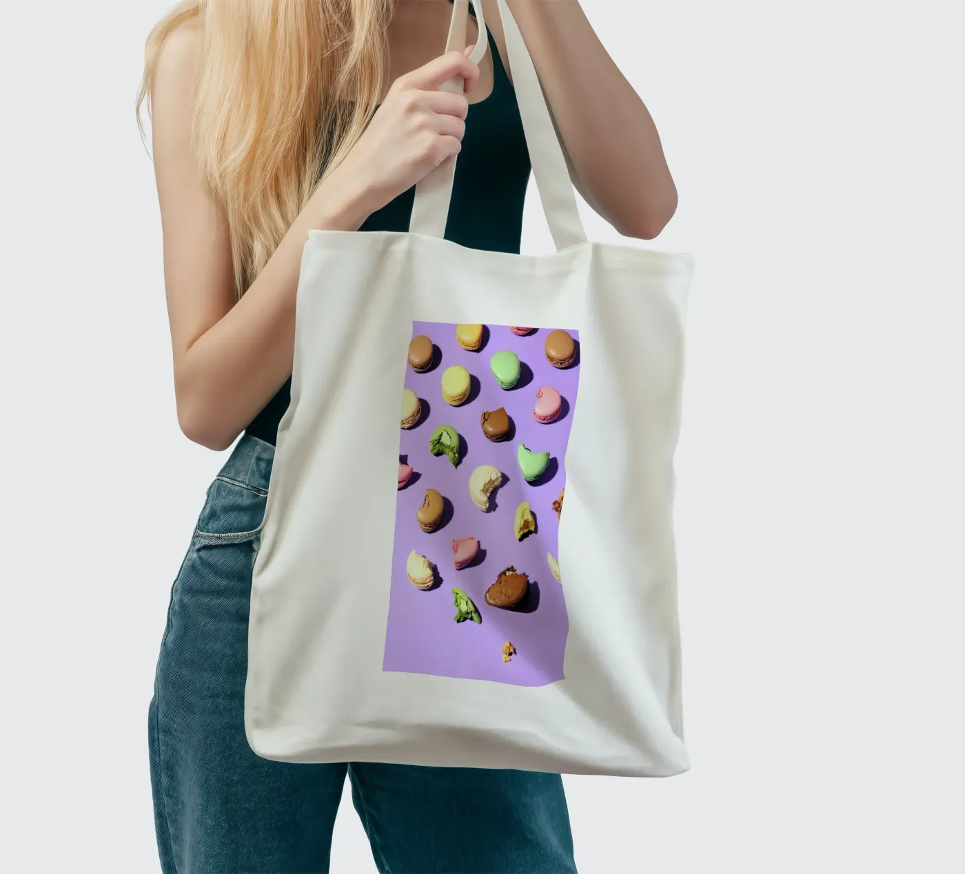 Macroons tote bag by Kyla Elaine