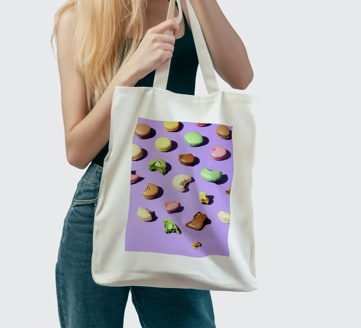 Macroons tote bag by Kyla Elaine