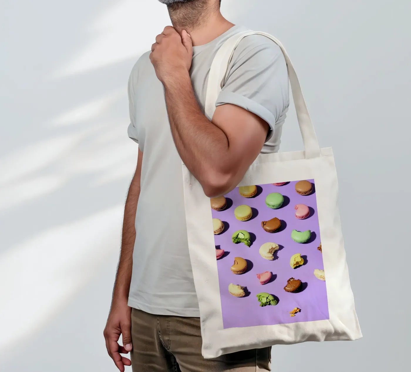 Macroons tote bag by Kyla Elaine
