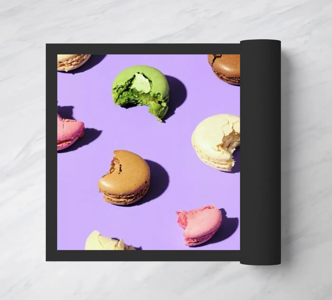 Macroons doormat by Kyla Elaine
