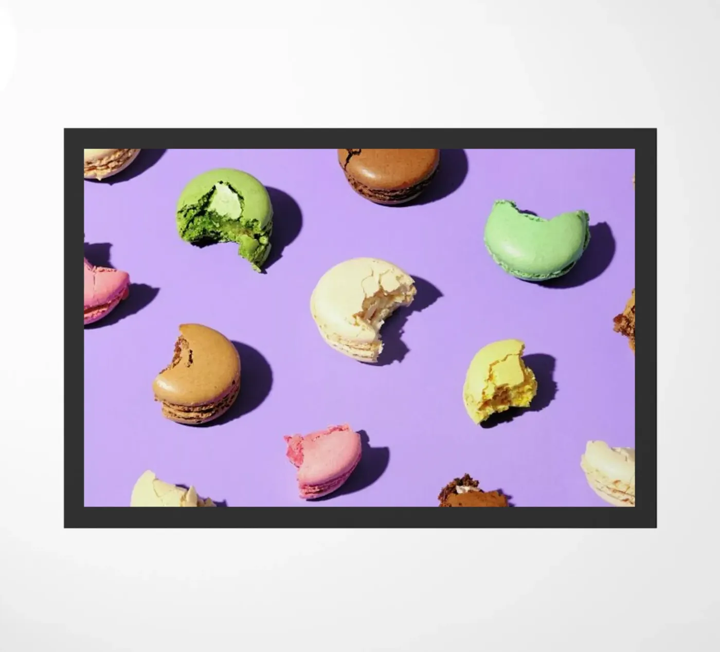 Macroons doormat by Kyla Elaine
