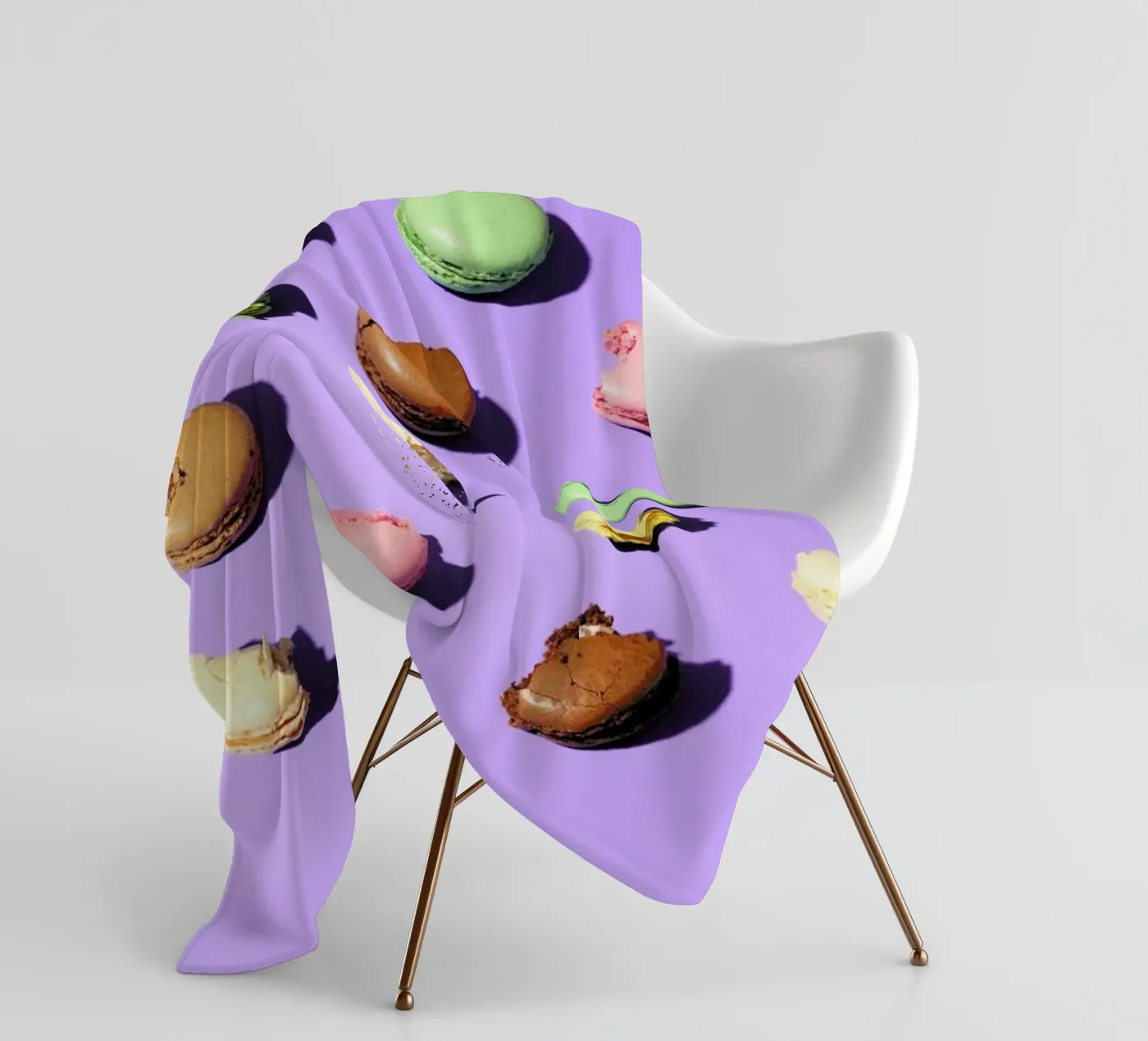 Macroons plaid polaire de Kyla Elaine