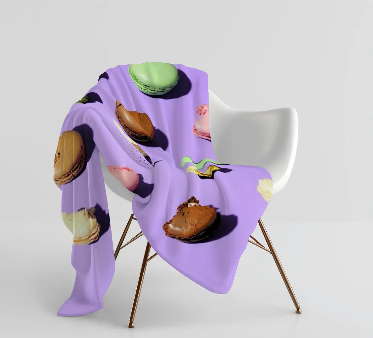 Macroons Fleecedecke von Kyla Elaine