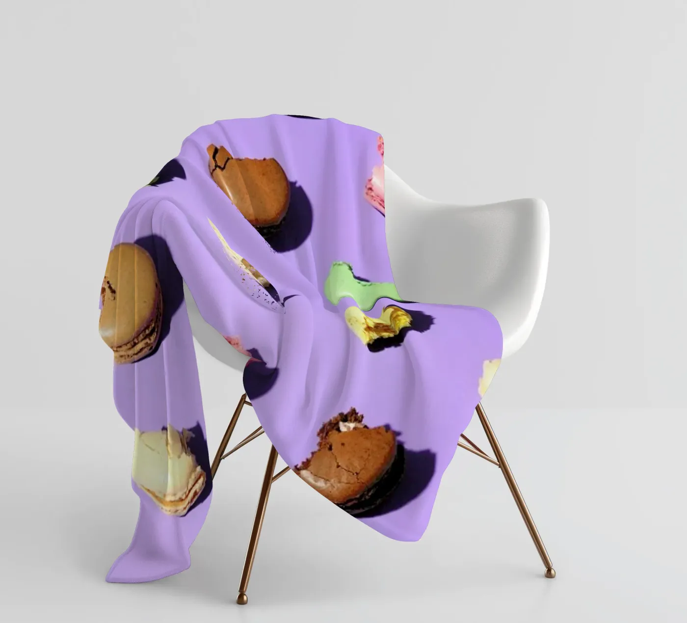 Macroons plaid polaire de Kyla Elaine