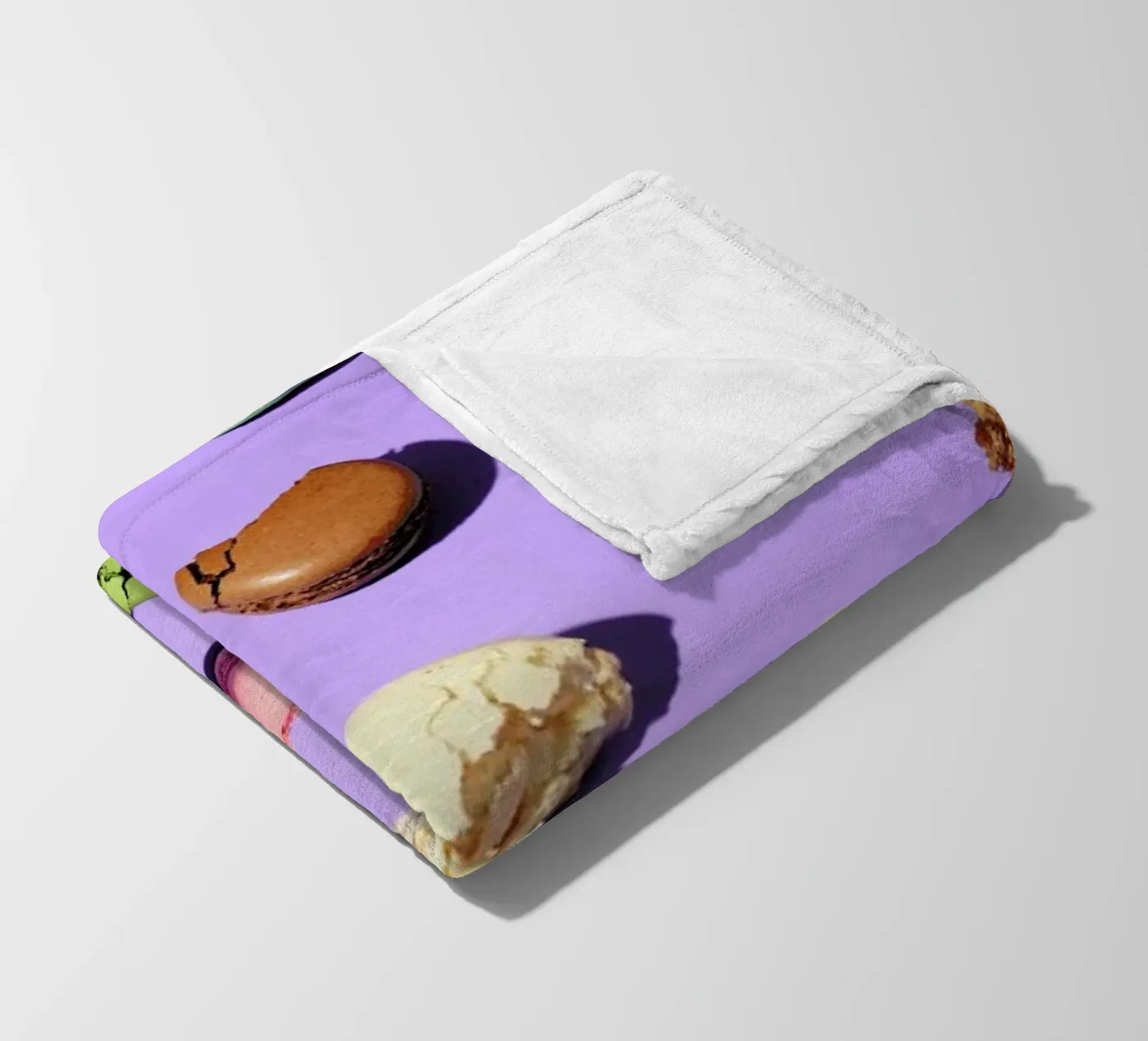 Macroons plaid polaire de Kyla Elaine