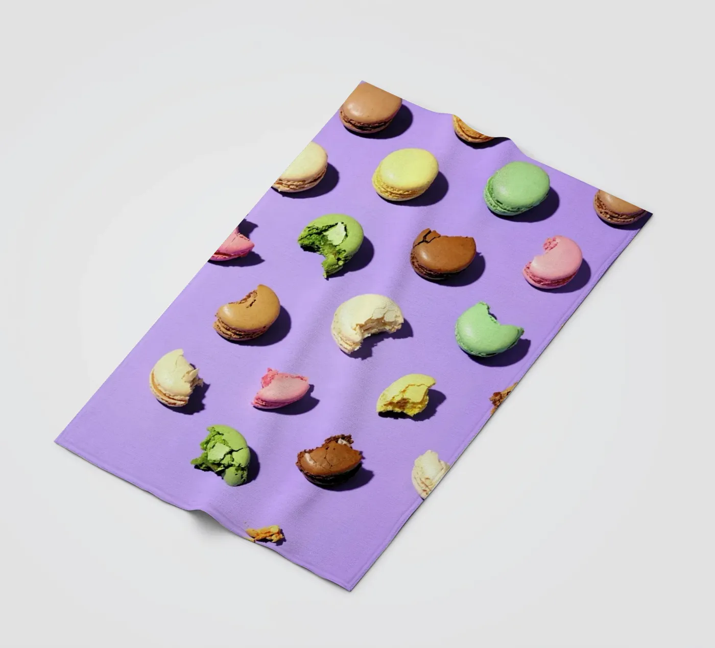 Macroons plaid polaire de Kyla Elaine