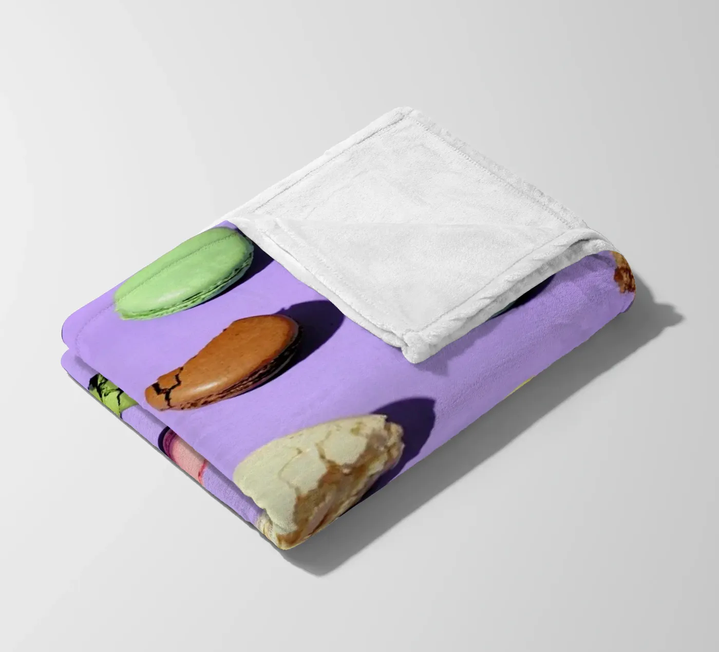 Macroons plaid polaire de Kyla Elaine