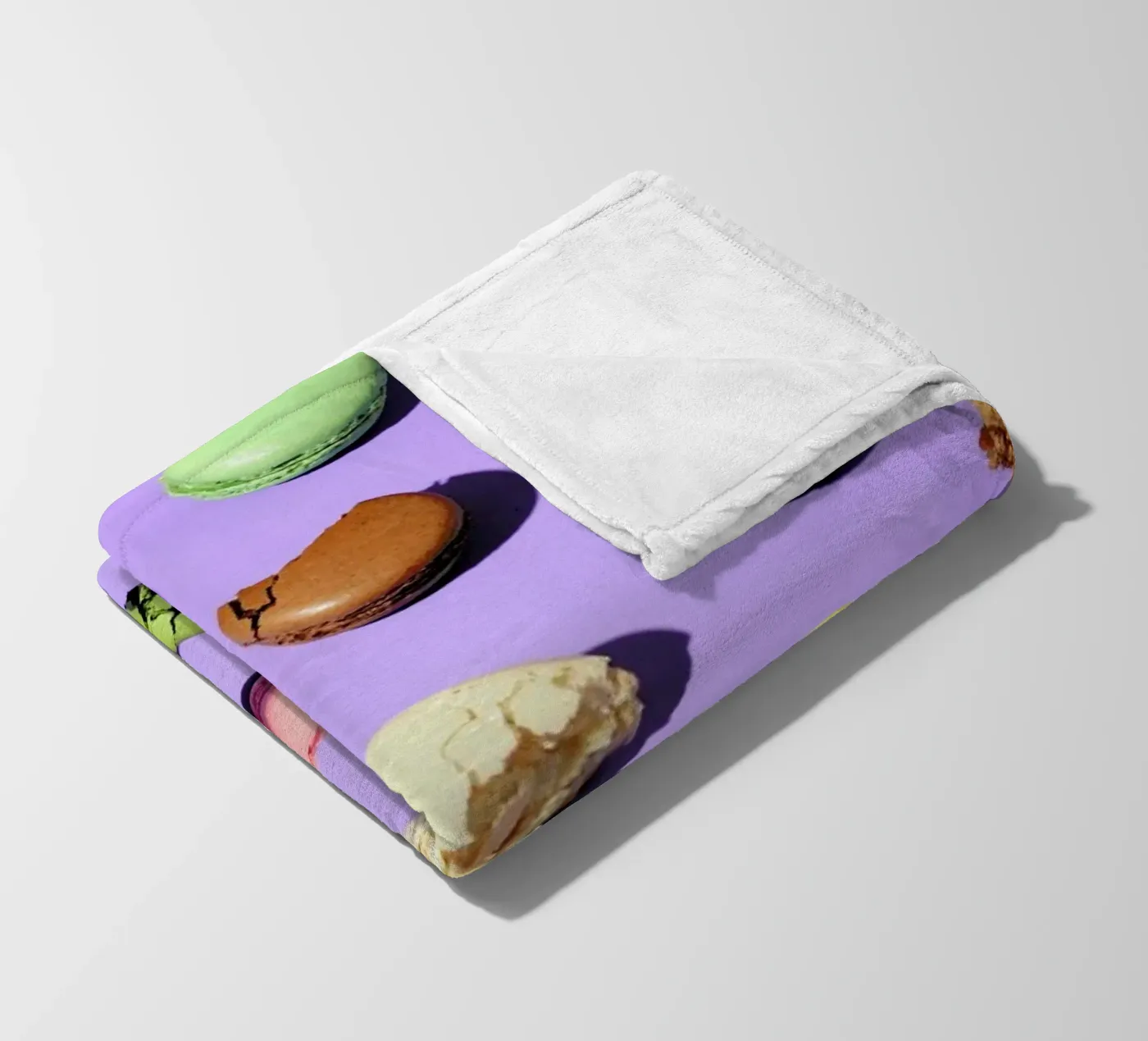 Macroons plaid polaire de Kyla Elaine