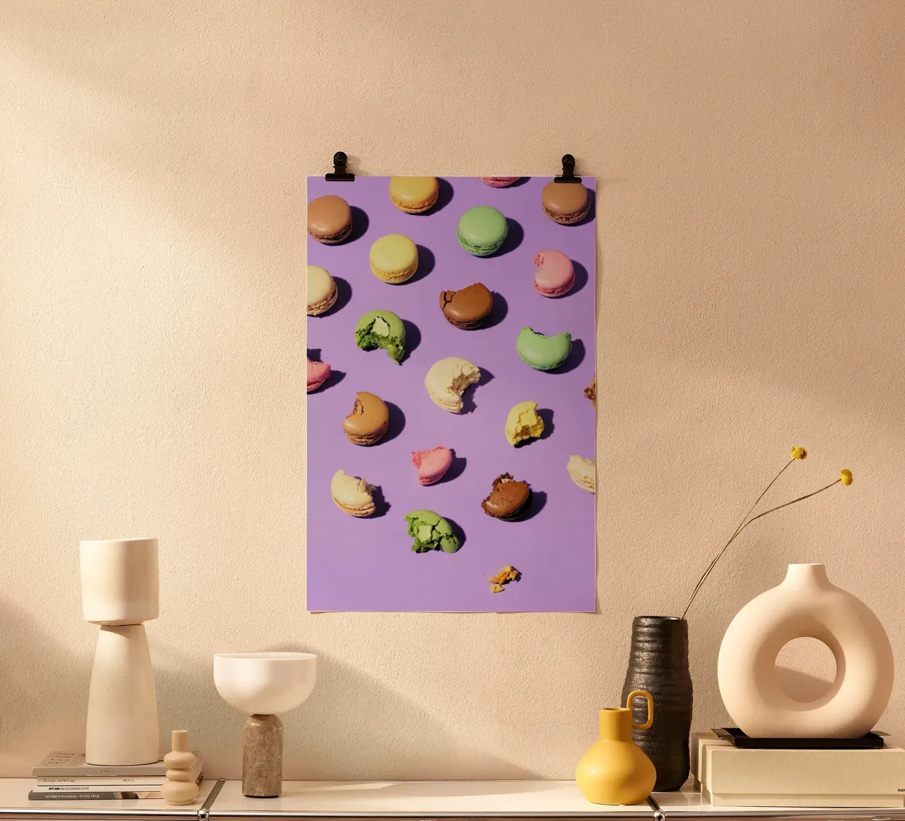 Macroons poster by Kyla Elaine