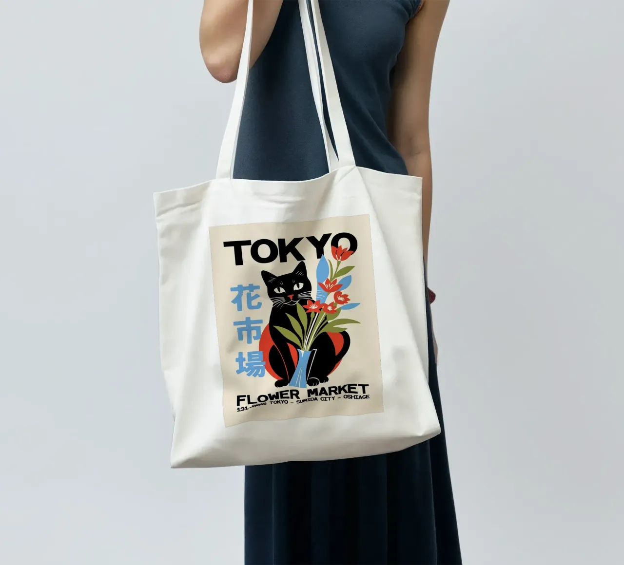 fiore di catover nero borsa in juta da John C Labut