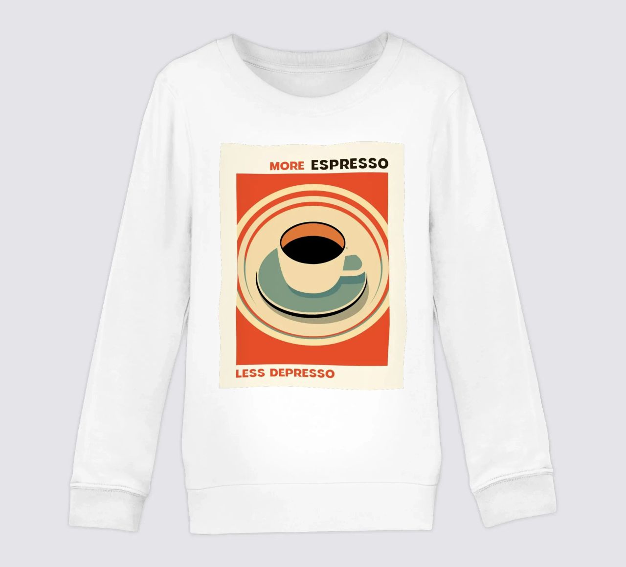 More Espresso felpa bambino da Maria studio