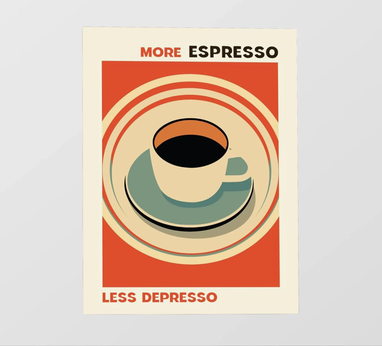 More Espresso telo in pvc da Maria studio