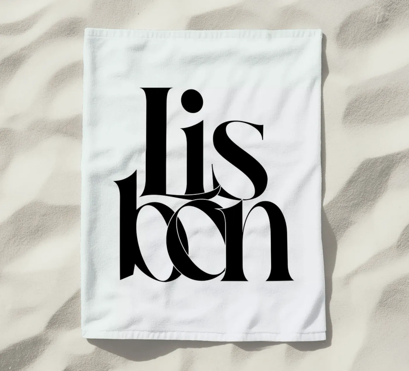 Lisbon strandhanddoek van Studio One