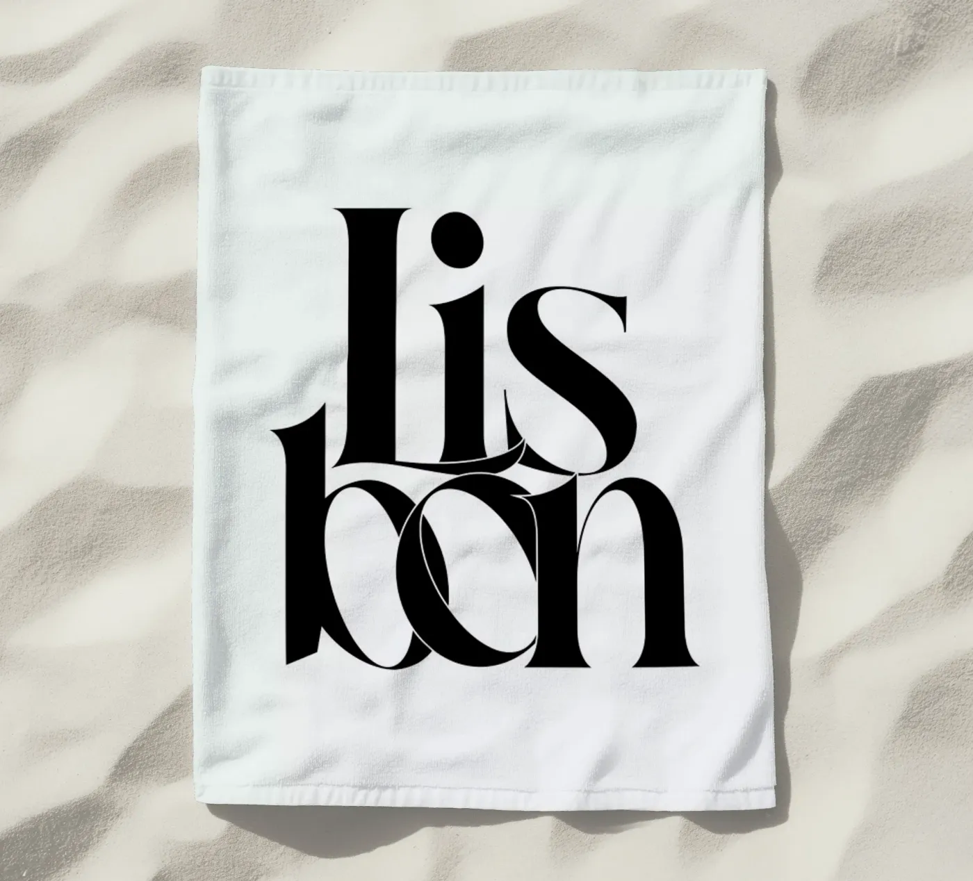 Lisbon beach towel by Studio One