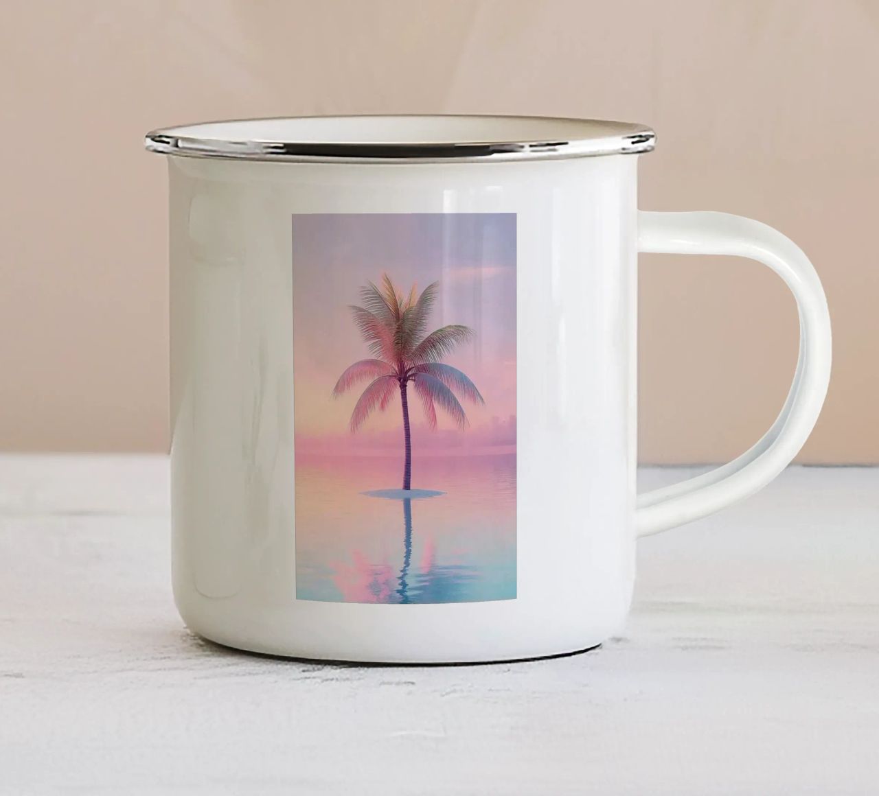 Palm Beach tazza in smalto da Maria studio