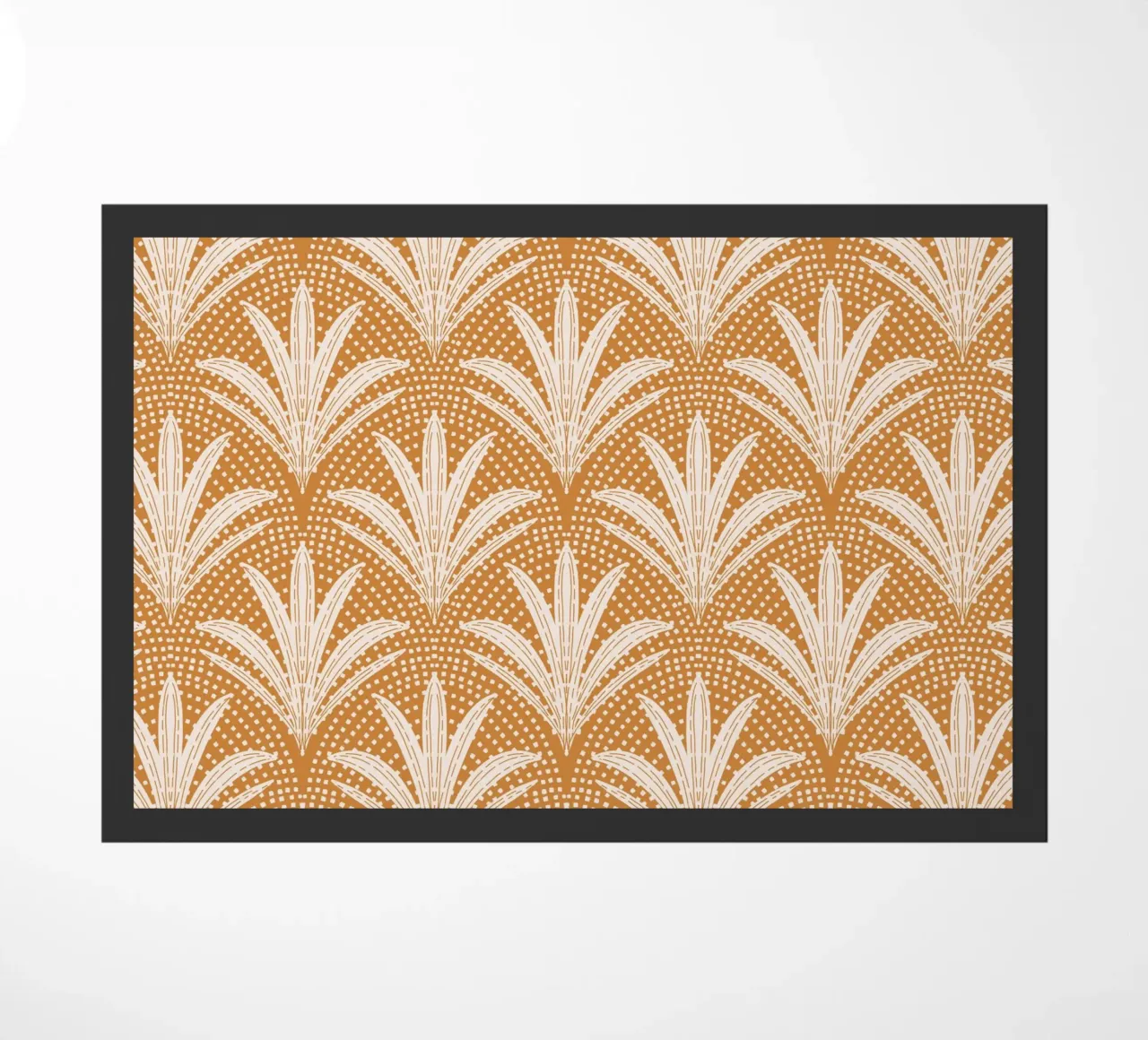 Palm Radiance - Boho Rustic Caramel Brown zerbino da susanacosta