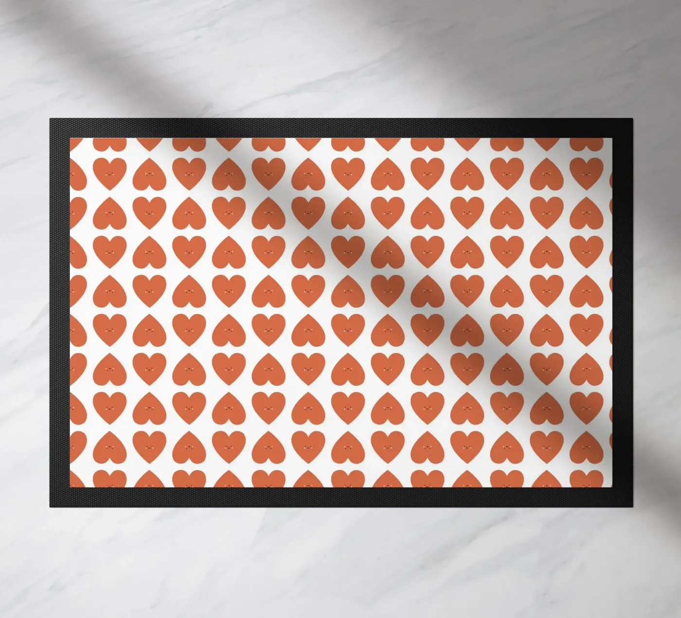 Pattern Love No 10 deurmat van treechild