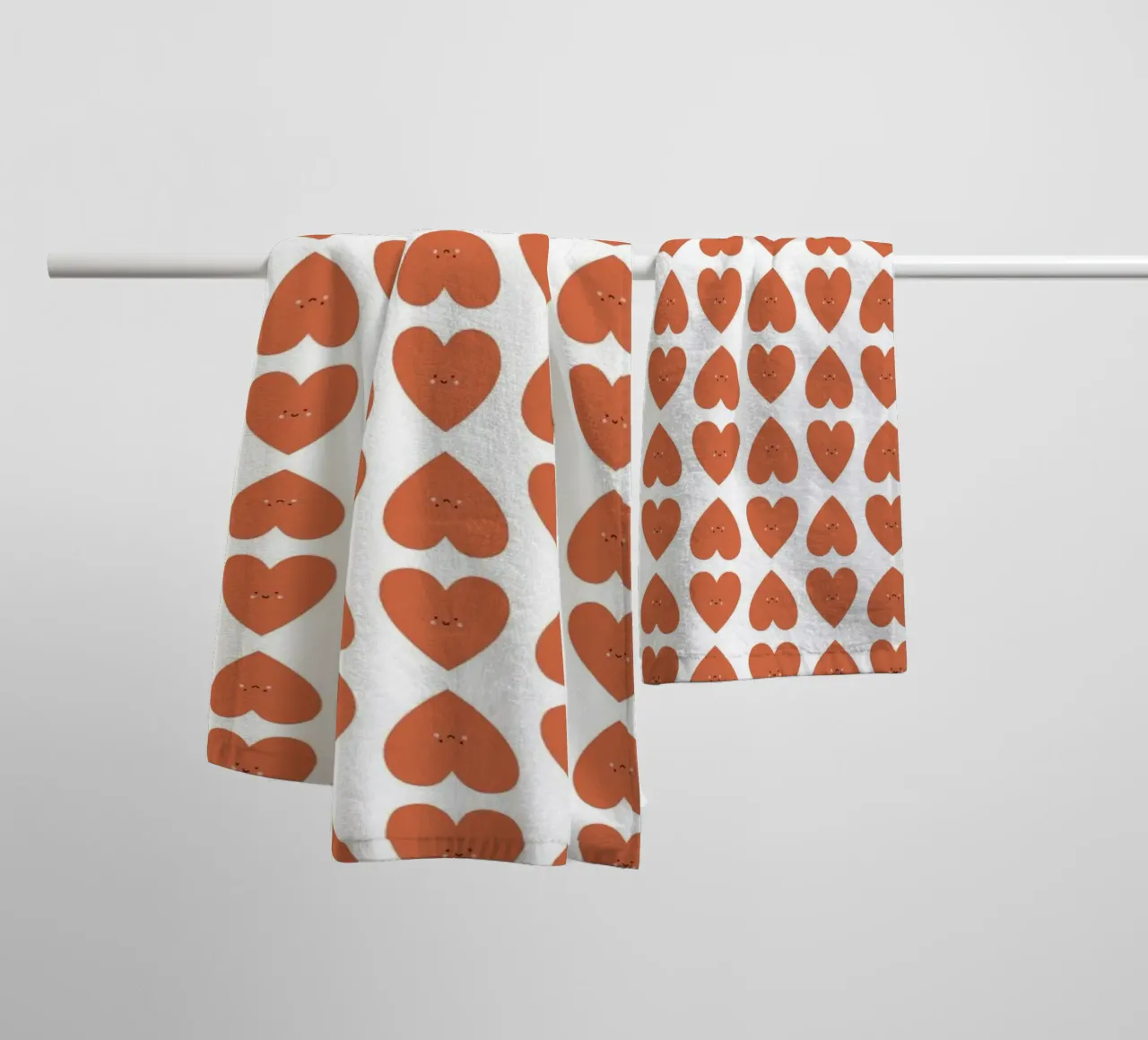 Pattern Love No 10 asciugamano da bagno da treechild