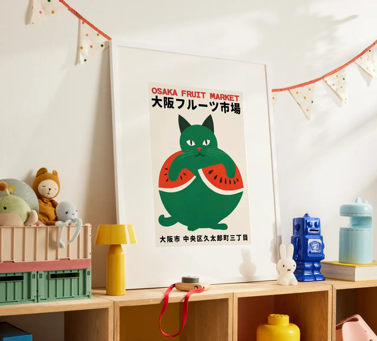 gatto anguria poster da John C Labut