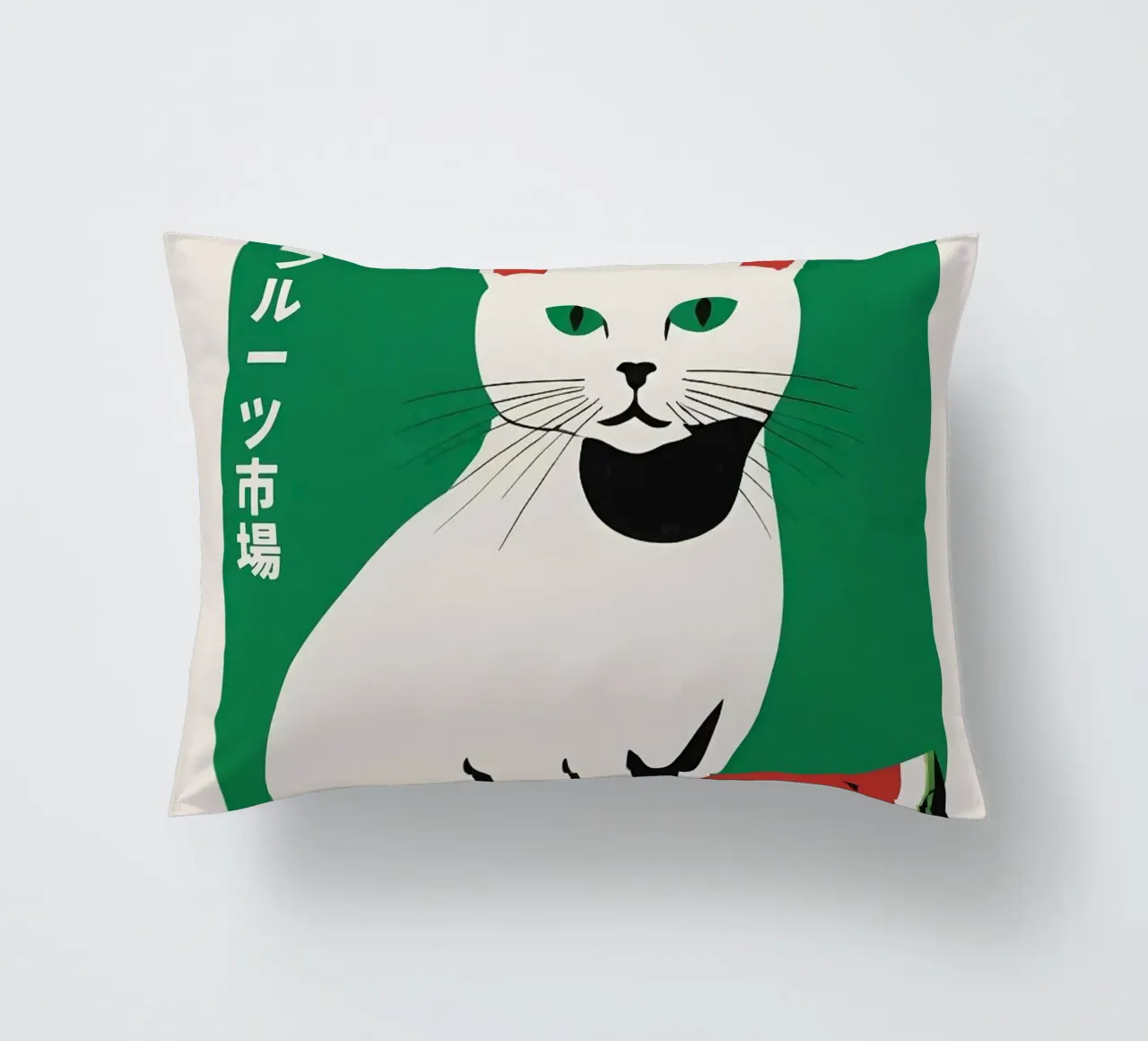 gatto anguria cuscino da John C Labut