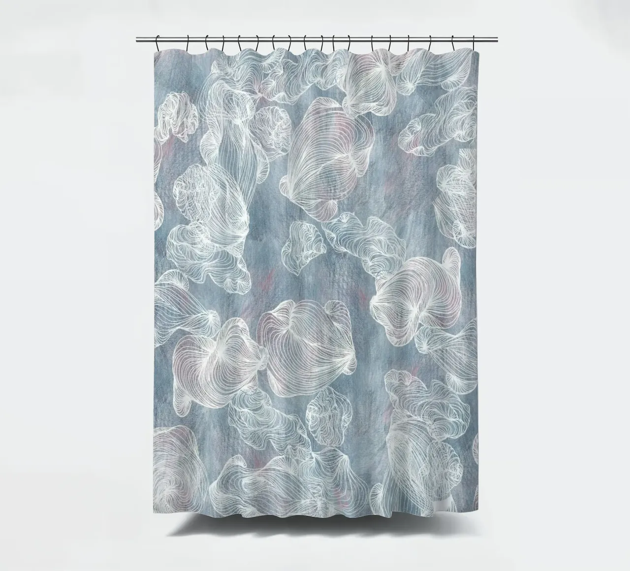 marine shower curtain by Giulio Iurissevich