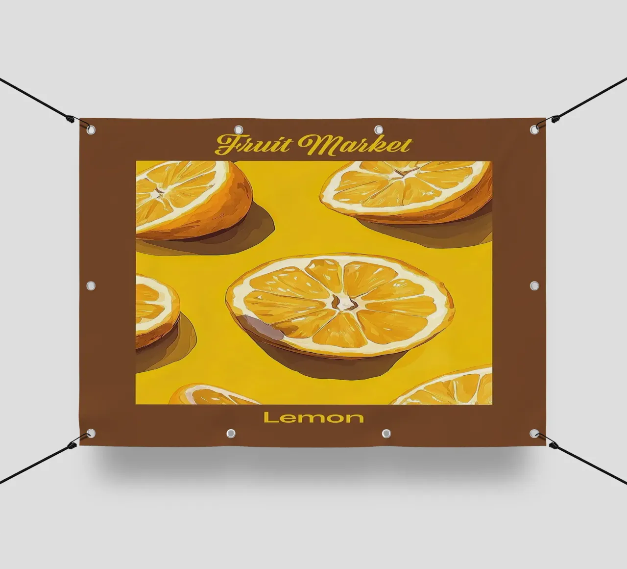 Mercato dei limoni telo in pvc da John C Labut