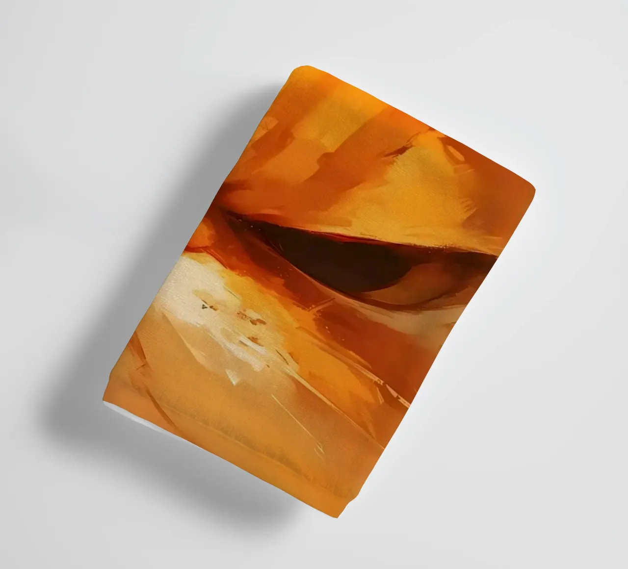 chat caneton animaux chat orange caneton jaune grands yeux serviette de bain de Ashish Kashyap