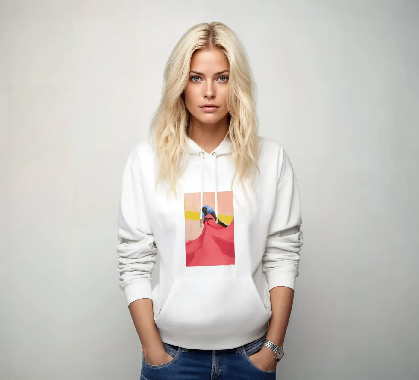 Fuchsia hoodie by Pure