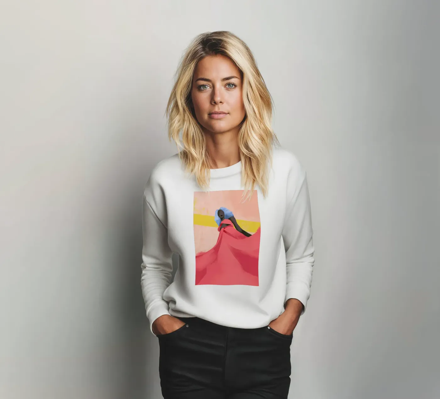 Fuchsia sweat de Pure