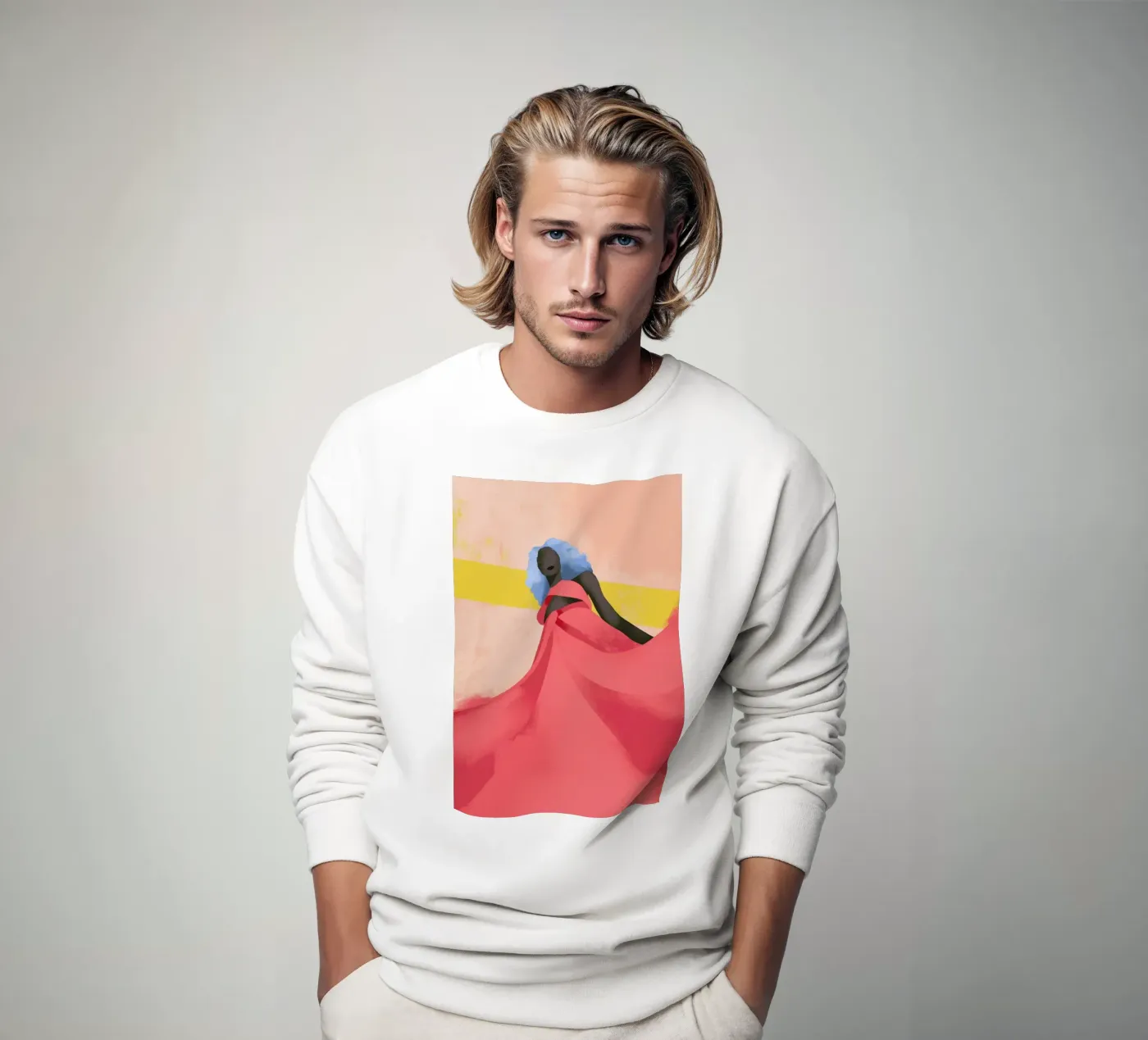 Fuchsia sweat de Pure