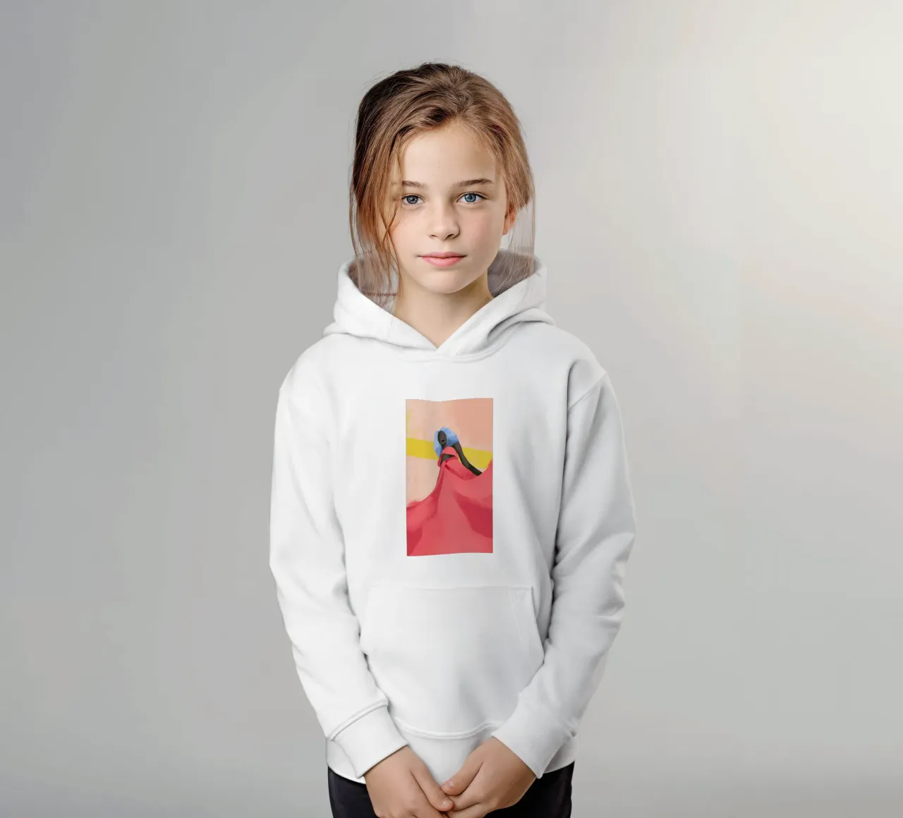 Fuchsia felpa bambino con cappuccio da Pure
