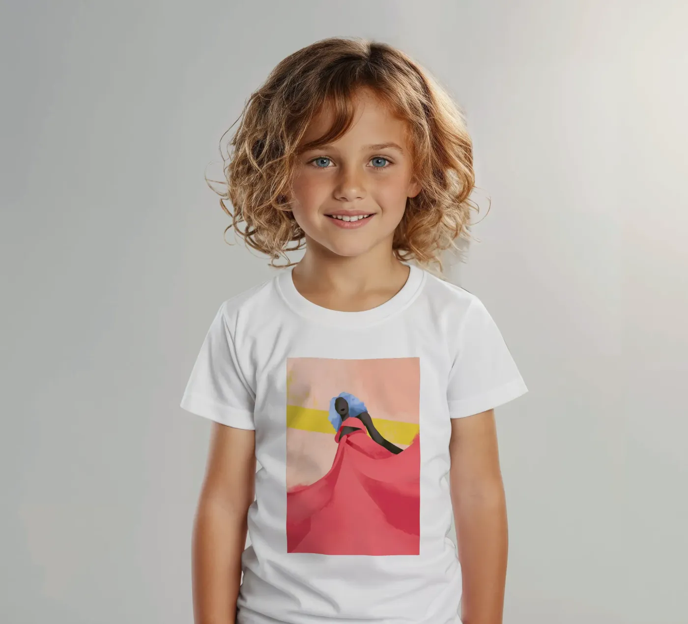 Fuchsia kinder t-shirt van Pure