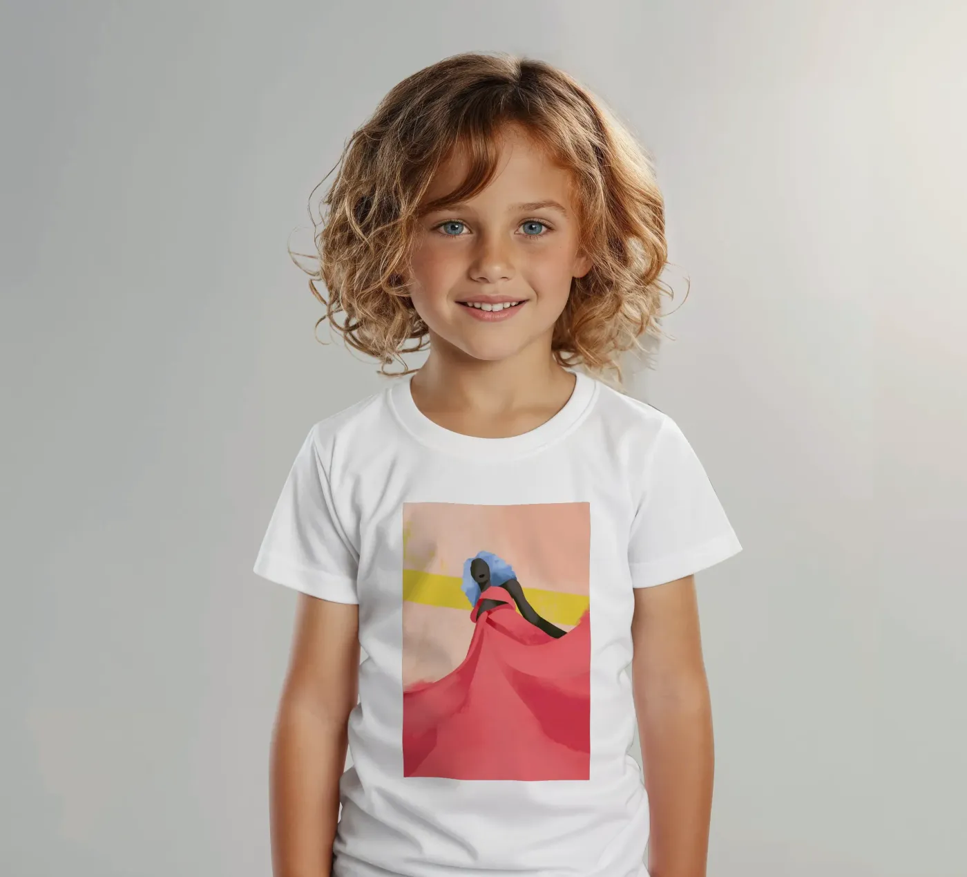 Fuchsia kinder t-shirt van Pure