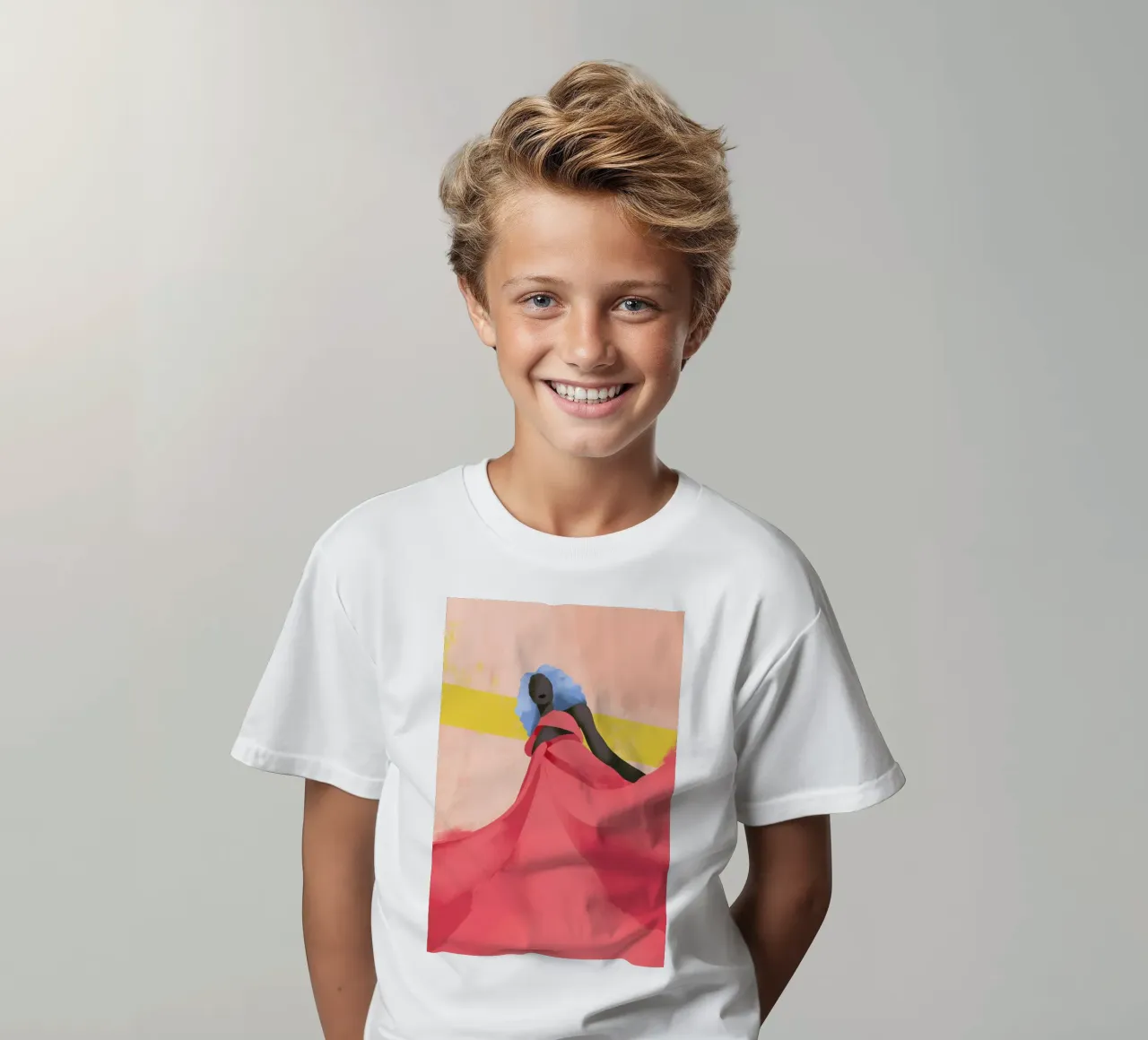 Fuchsia t-shirt bambini da Pure