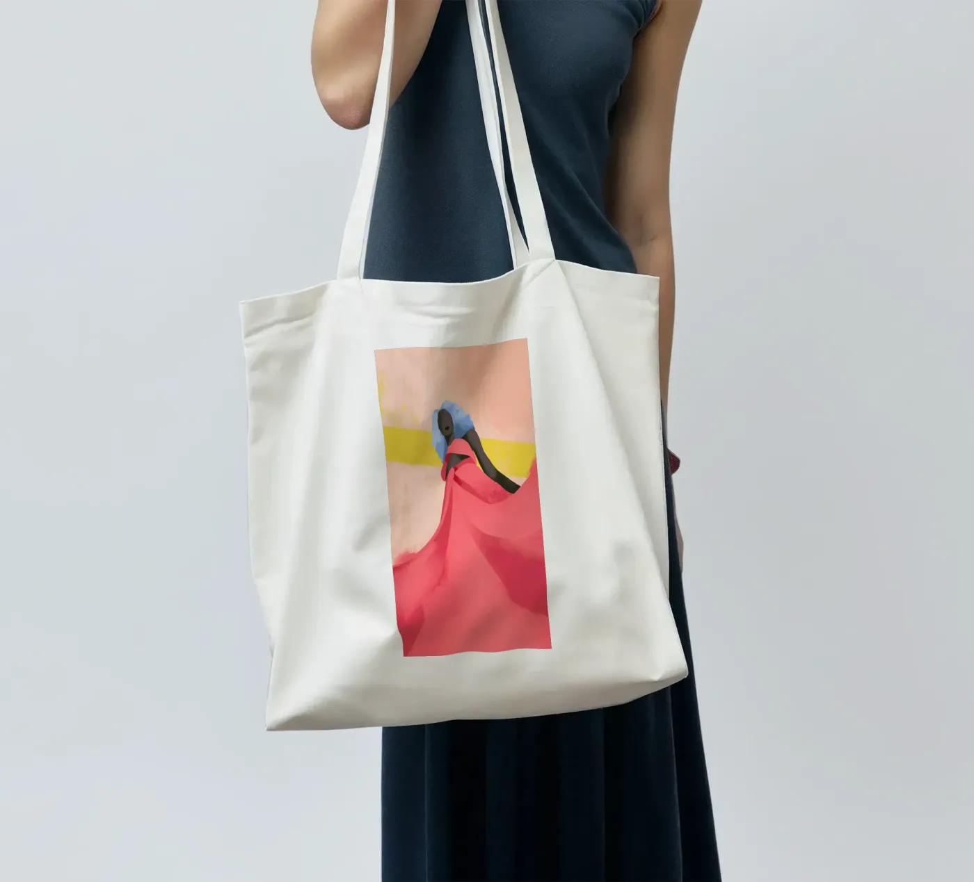 Fuchsia tote bag by Pure