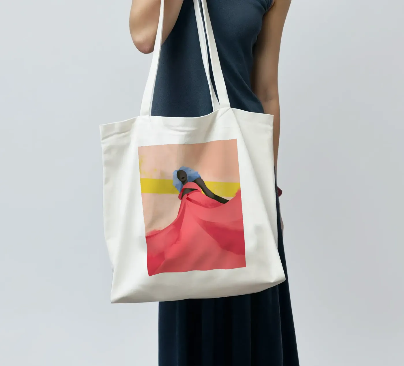 Fuchsia borsa in juta da Pure