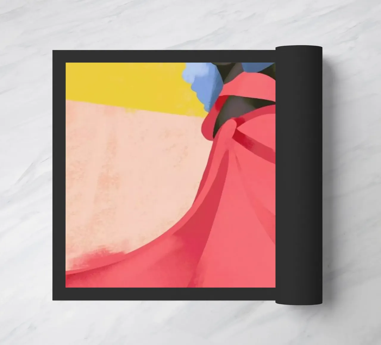 Fuchsia doormat by Pure