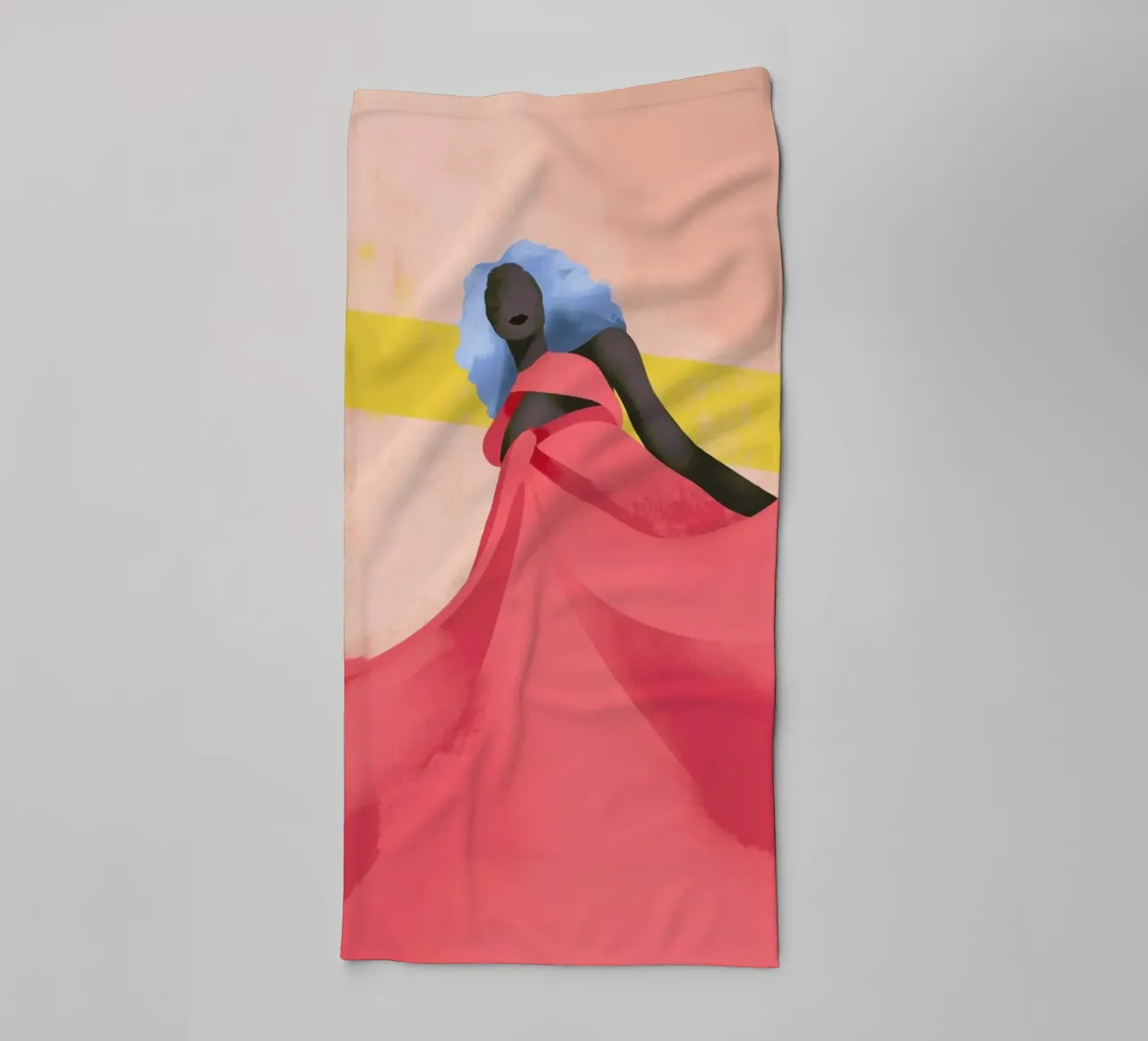 Fuchsia badhanddoek van Pure