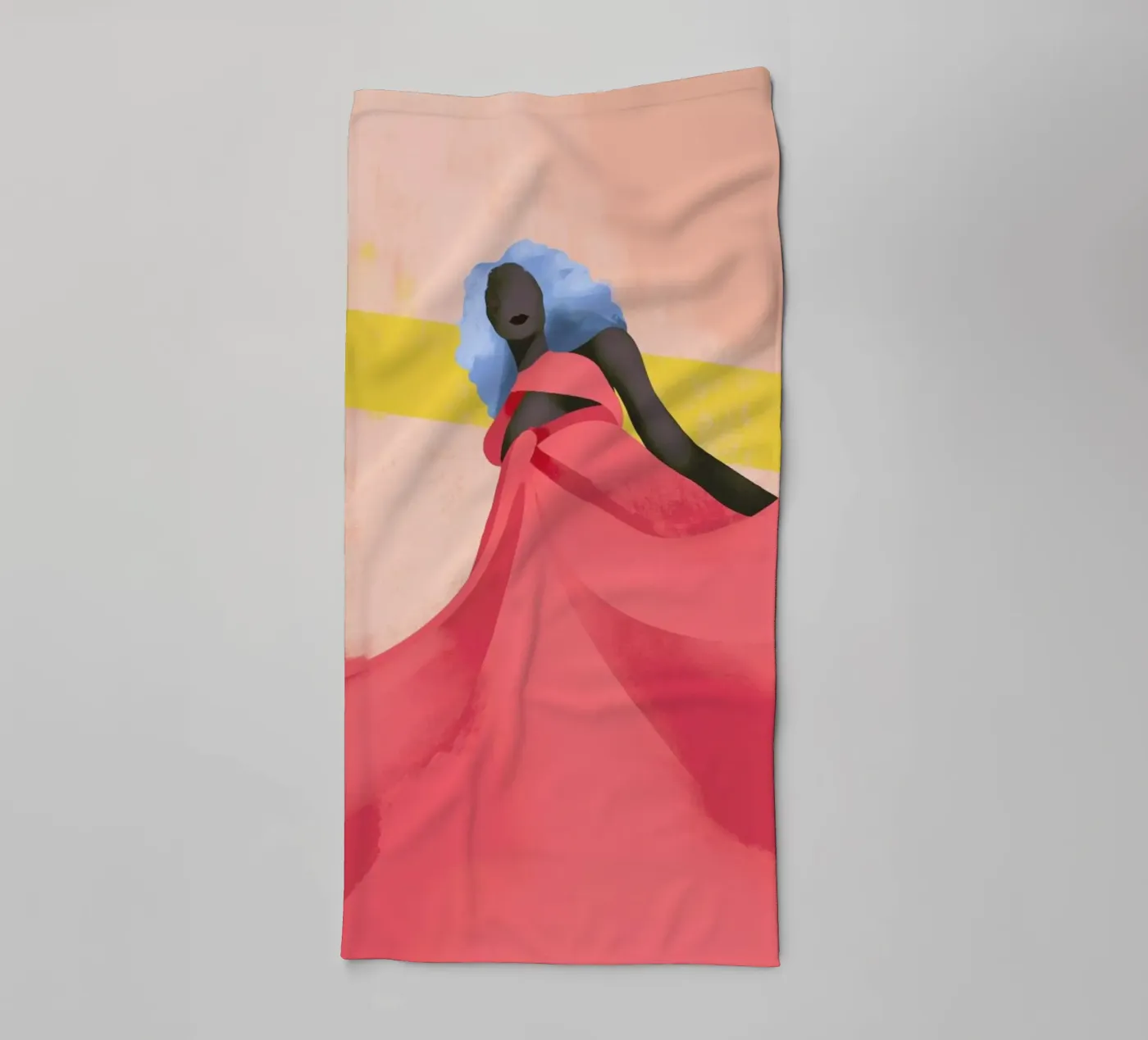 Fuchsia badhanddoek van Pure