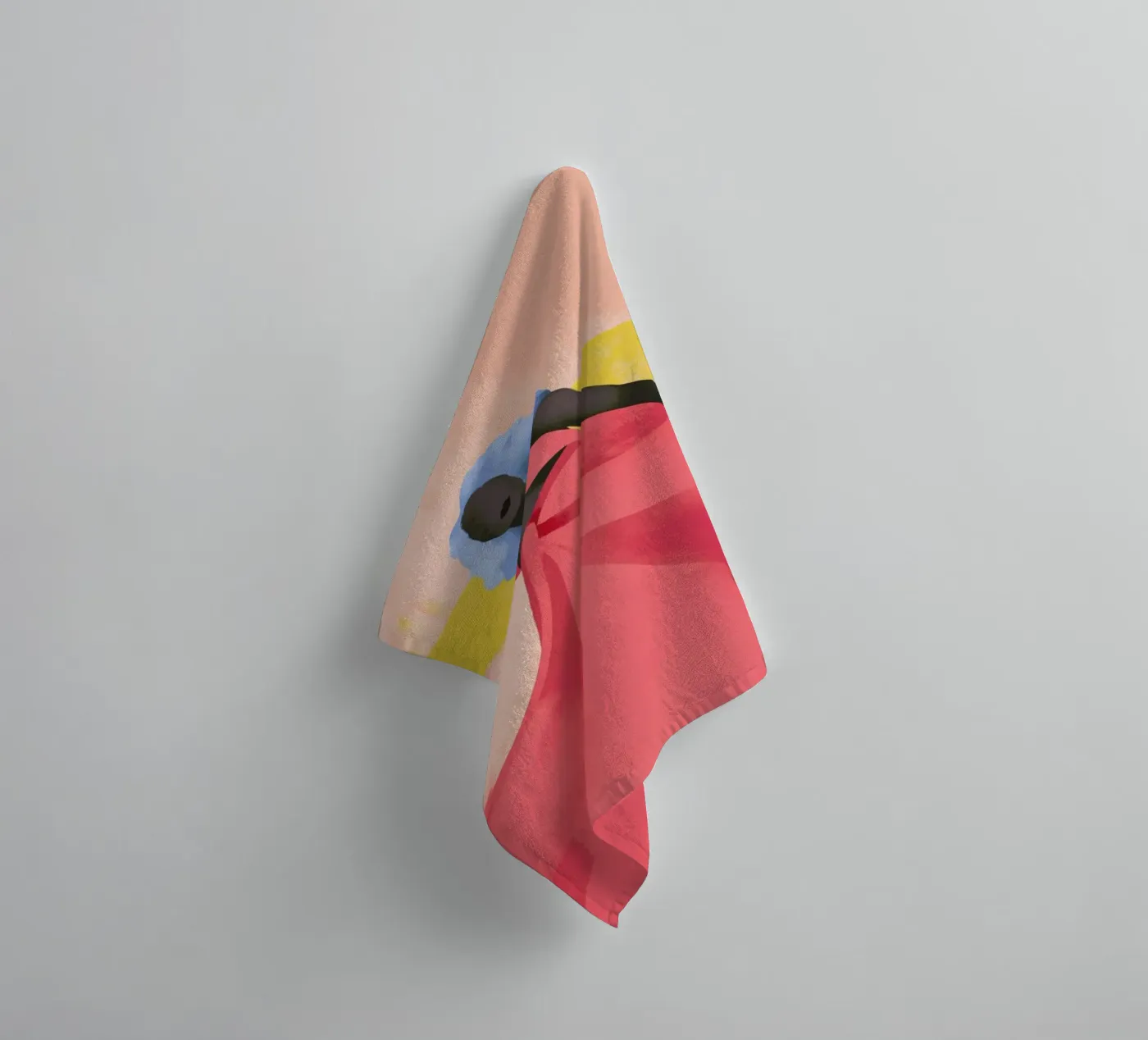 Fuchsia badhanddoek van Pure