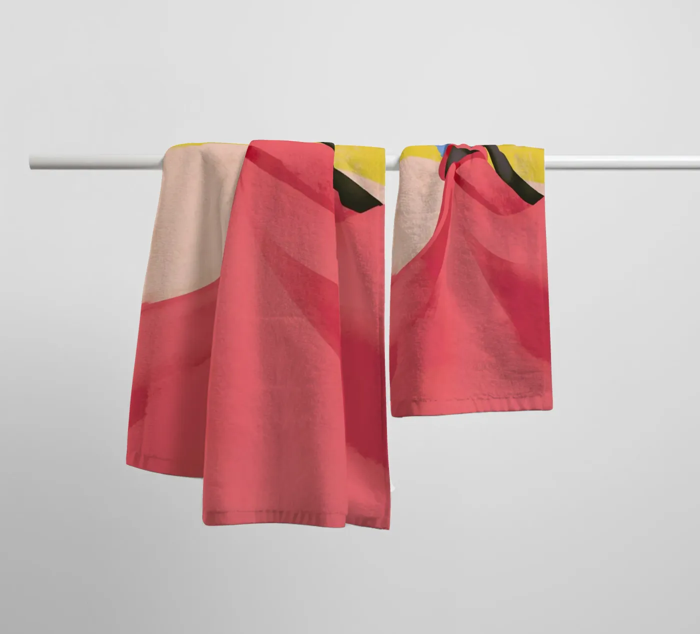 Fuchsia badhanddoek van Pure