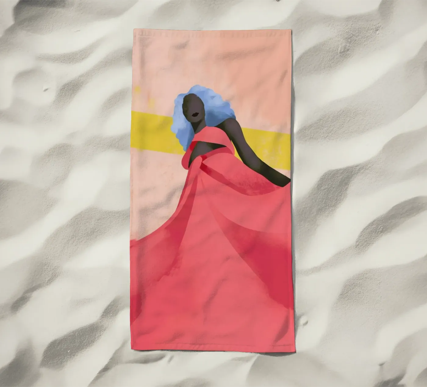 Fuchsia Strandtuch von Pure