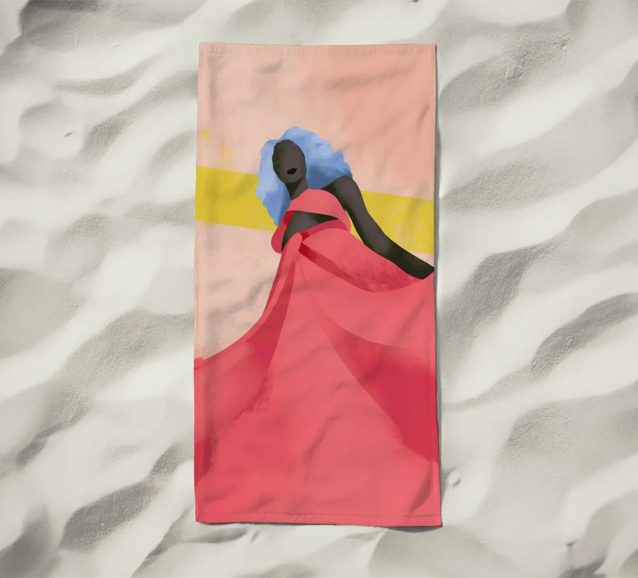 Fuchsia telo mare da Pure