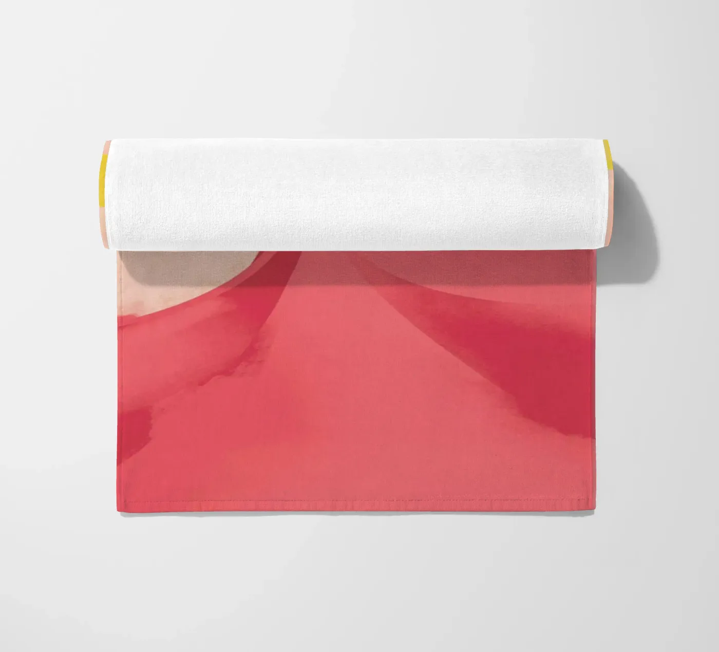 Fuchsia strandhanddoek van Pure