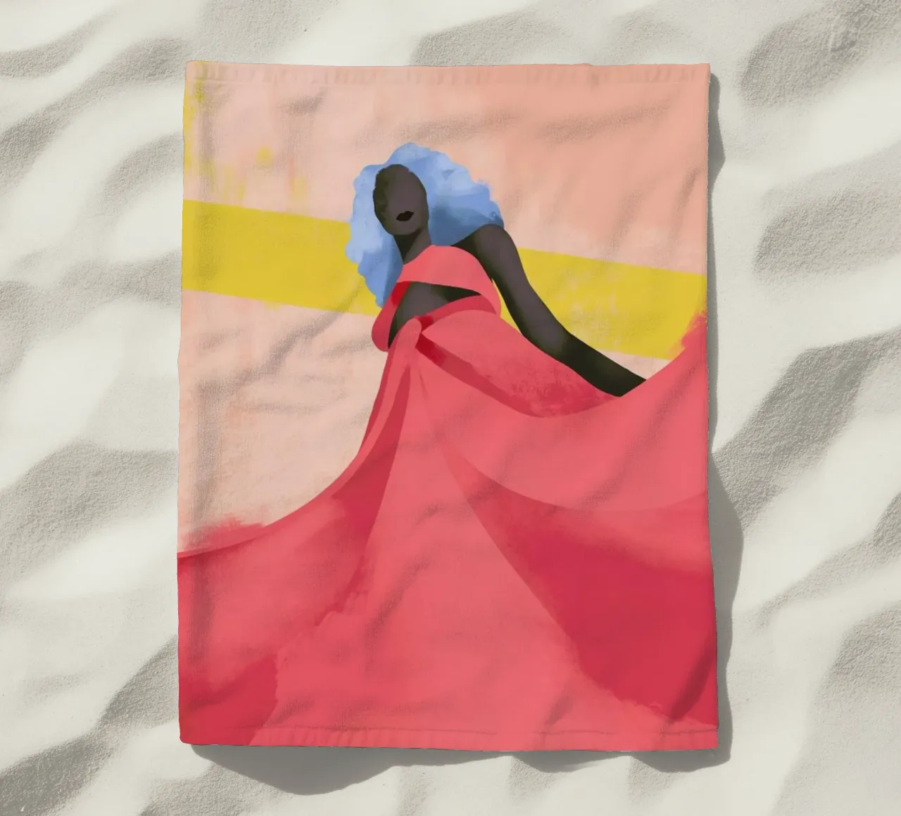 Fuchsia telo mare da Pure