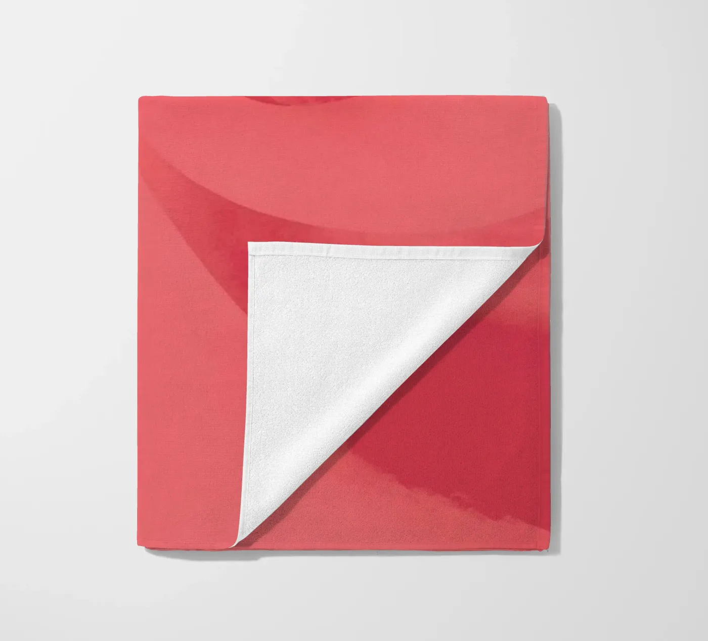 Fuchsia strandhanddoek van Pure