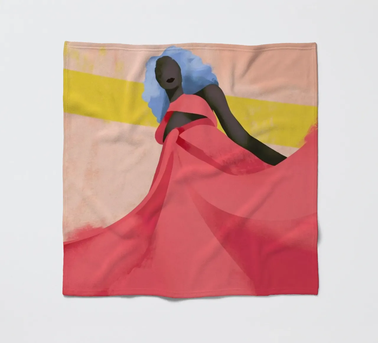 Fuchsia coperta in pile da Pure