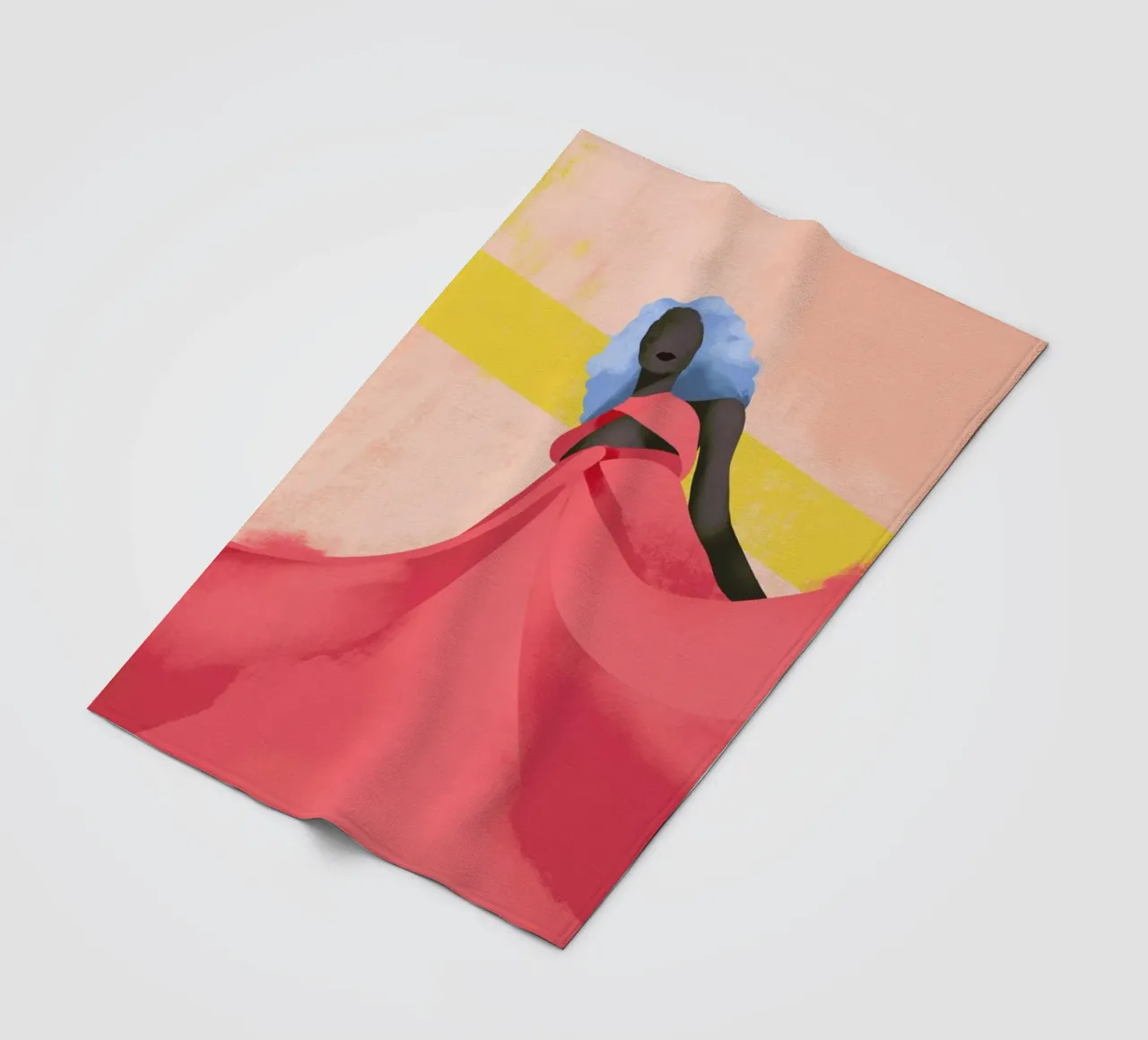 Fuchsia coperta in pile da Pure
