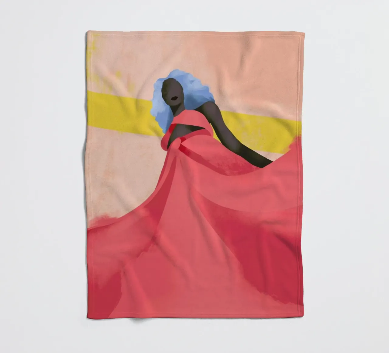 Fuchsia coperta in pile da Pure