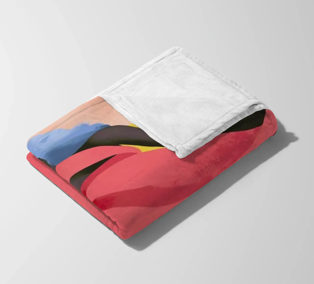 Fuchsia coperta in pile da Pure